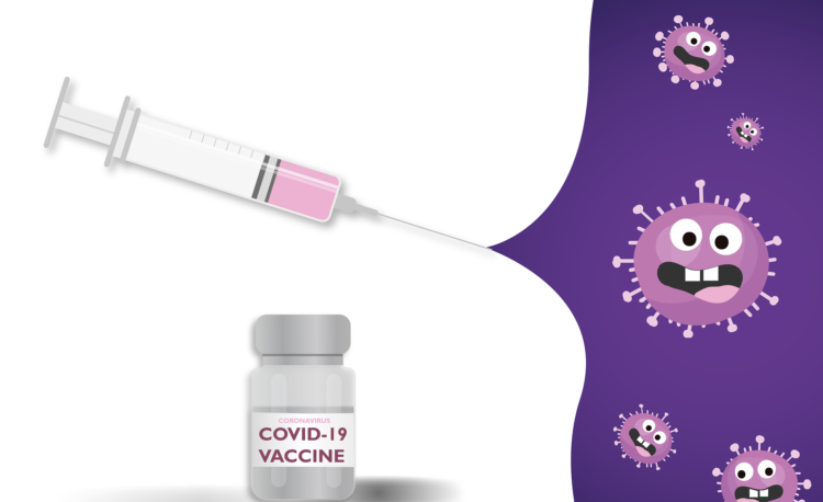 Une piqûre d'une dose de vaccin Covid affole de petits virus Covid